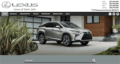 Desktop Screenshot of lexusofsaintjohn.com