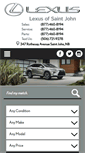 Mobile Screenshot of lexusofsaintjohn.com